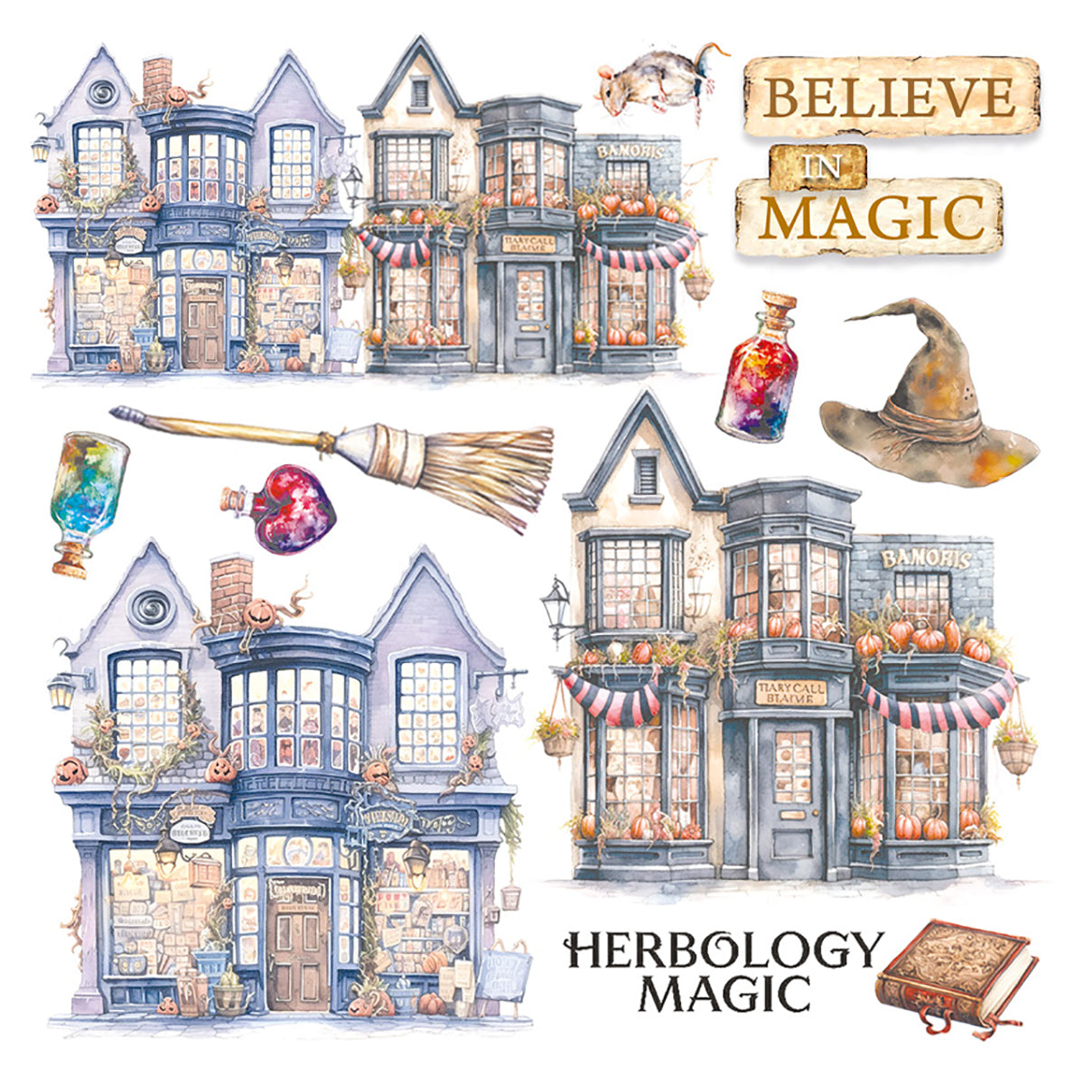 Vellum Wizard Academy Fussy Cut 6