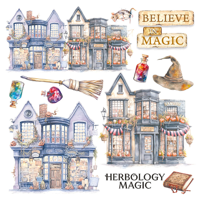 Vellum Wizard Academy Fussy Cut 6