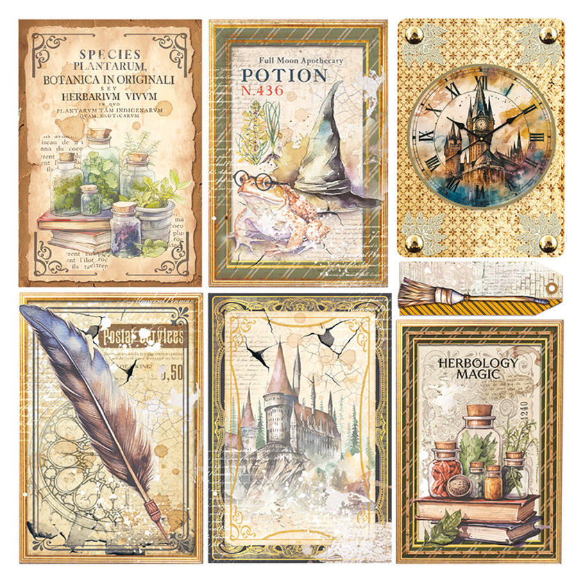 Vellum Wizard Academy Fussy Cut 6