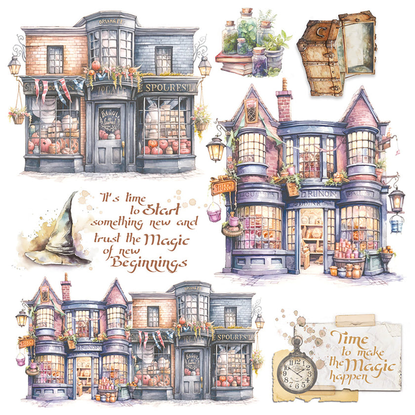 Vellum Wizard Academy Fussy Cut 6