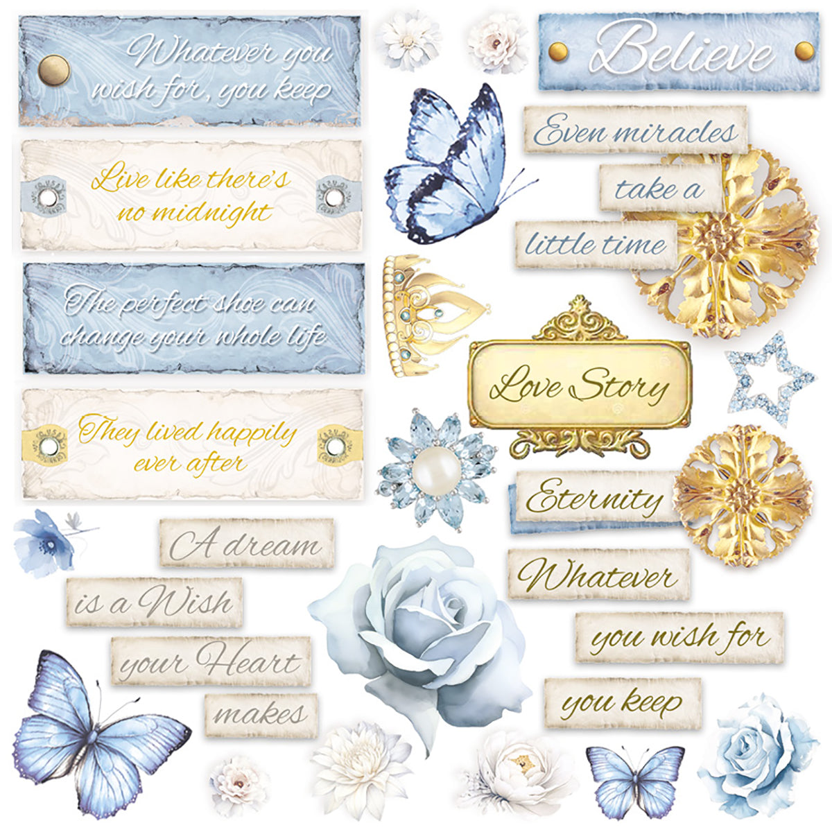 Vellum Midnight Spell Fussy Cut 6