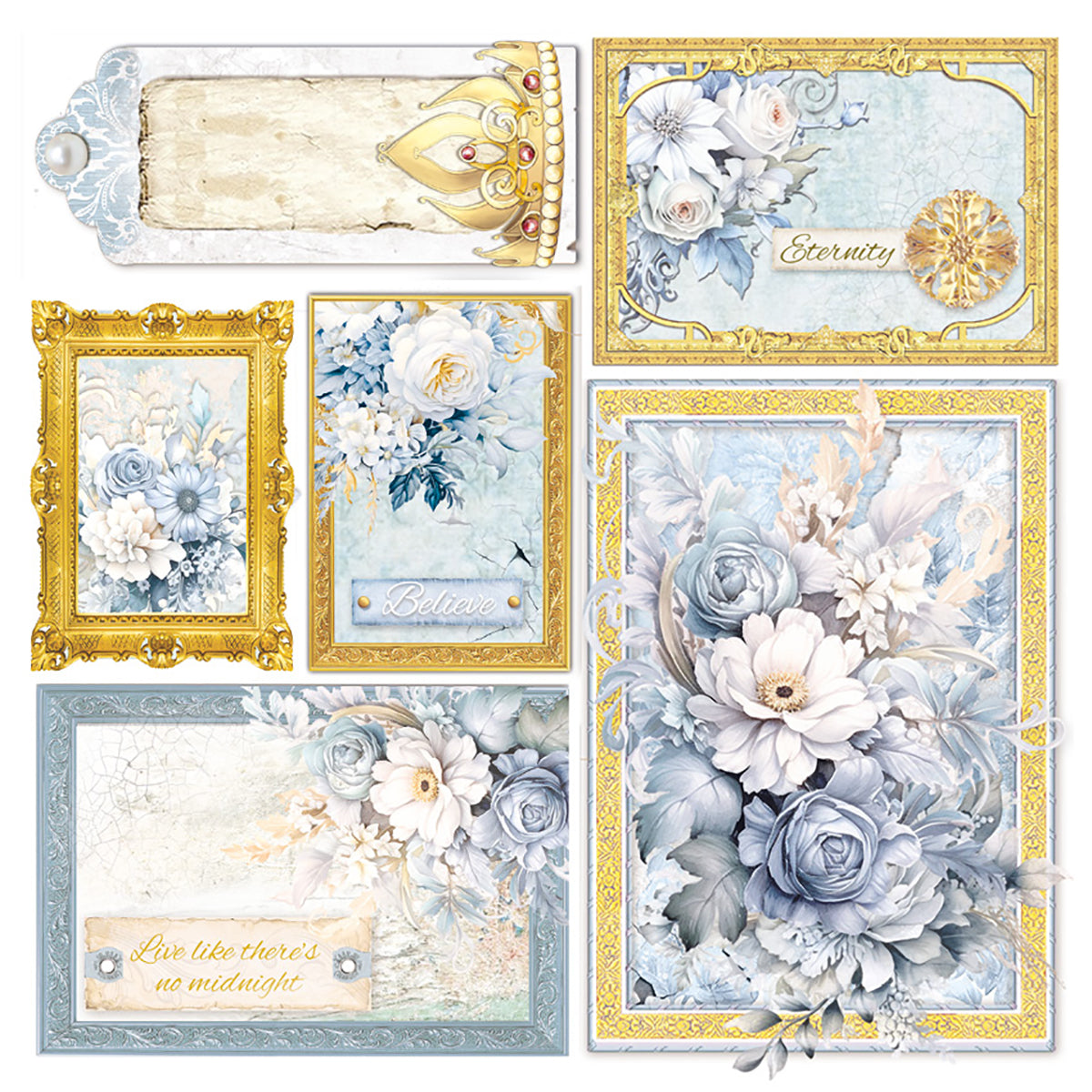 Vellum Midnight Spell Fussy Cut 6