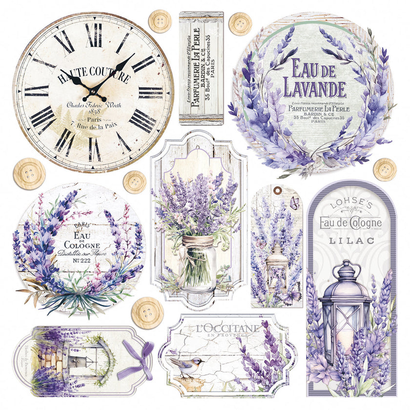 Vellum Morning In Provence Fussy Cut 6