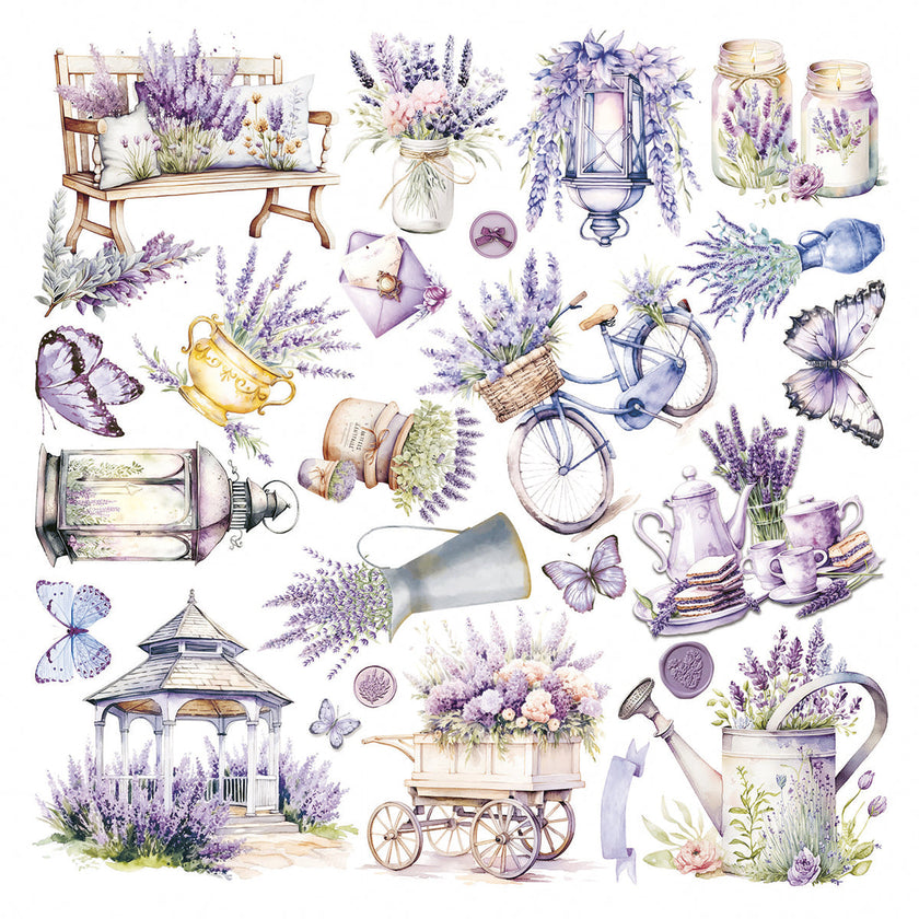 Vellum Morning In Provence Fussy Cut 6