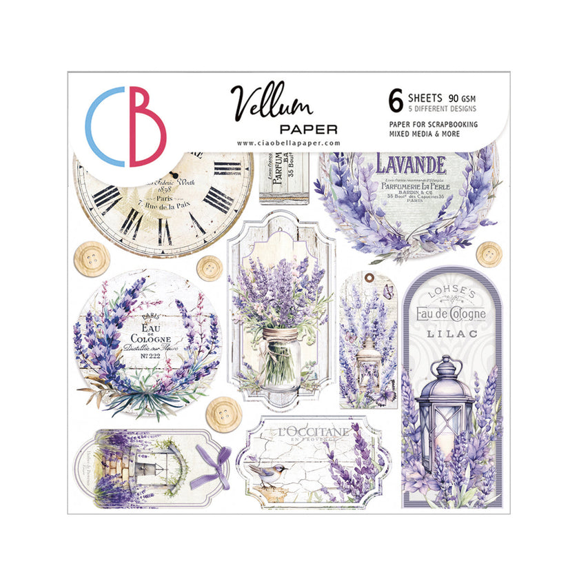 Vellum Morning In Provence Fussy Cut 6