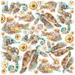 Vellum Coral Reef Fussy Cut 6