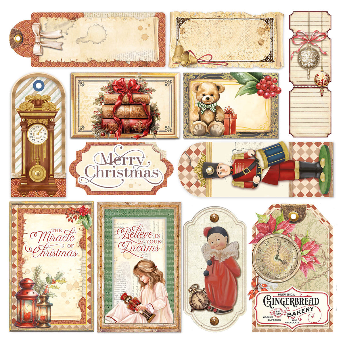 Vellum The Nutcracker Fussy Cut 6