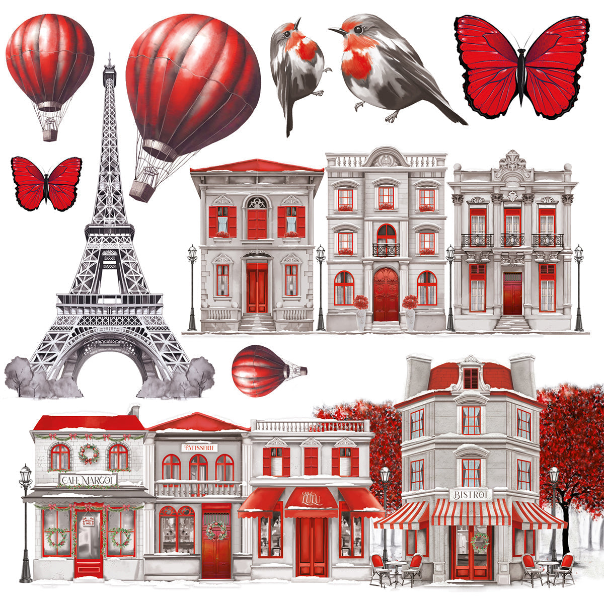 Vellum Paris Je t’aime Fussy Cut 6