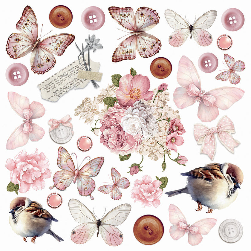 Vellum Timeless Memories Fussy Cut 6