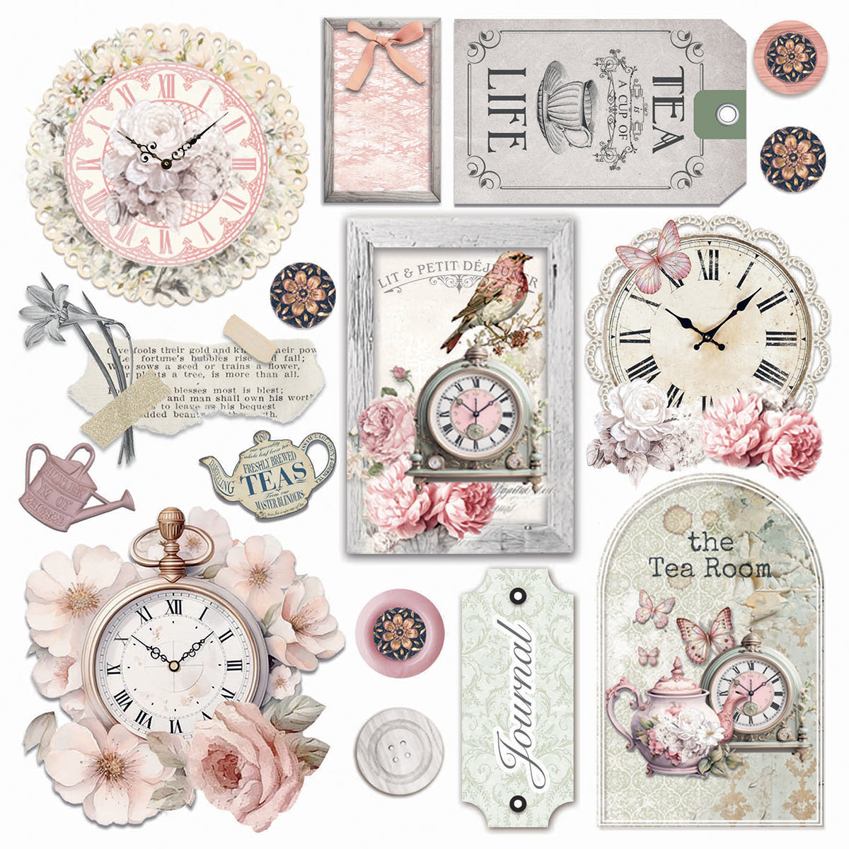 Vellum Timeless Memories Fussy Cut 6