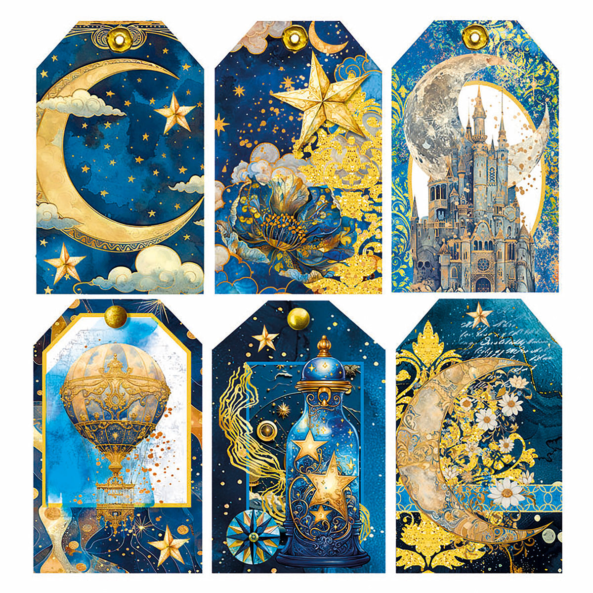 Vellum Celestial Fussy Cut 6