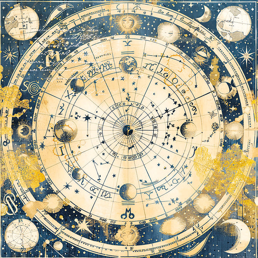 Vellum Celestial Fussy Cut 6