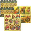 Deluxe Paper Gold & Vellum Dual Pack MIXED 6/Pkg Toy Shop