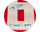 Connor Bedard Autographed Team Canada Heritage Red Nike Jersey Inscribed 