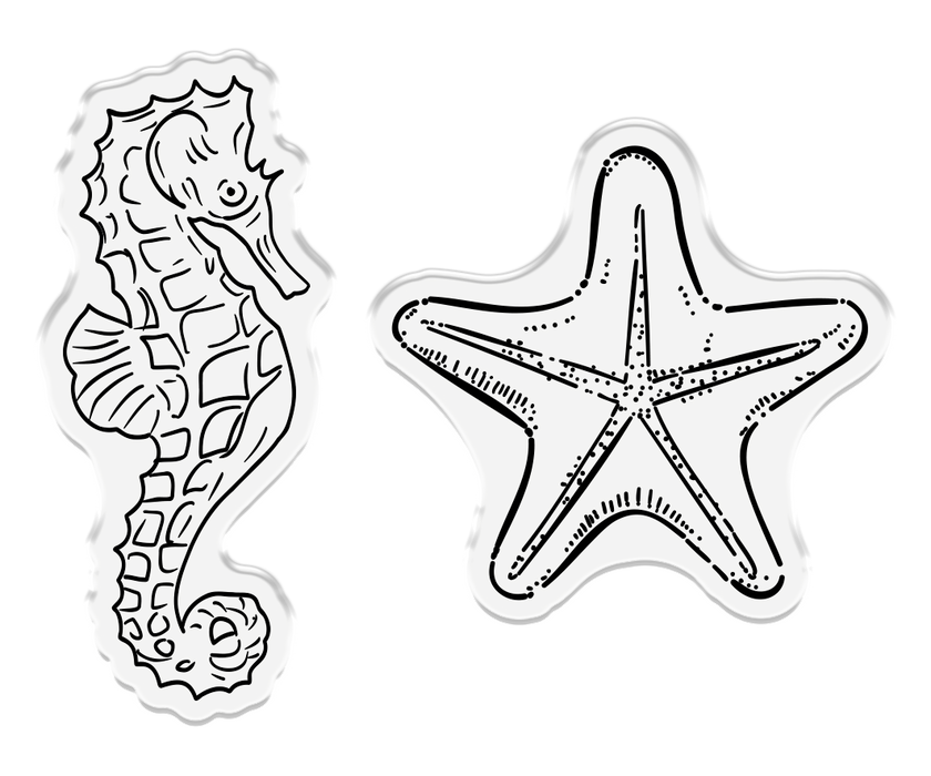 Crafter’s Companion Coastal Collection Stamp & Die - Under the Sea 