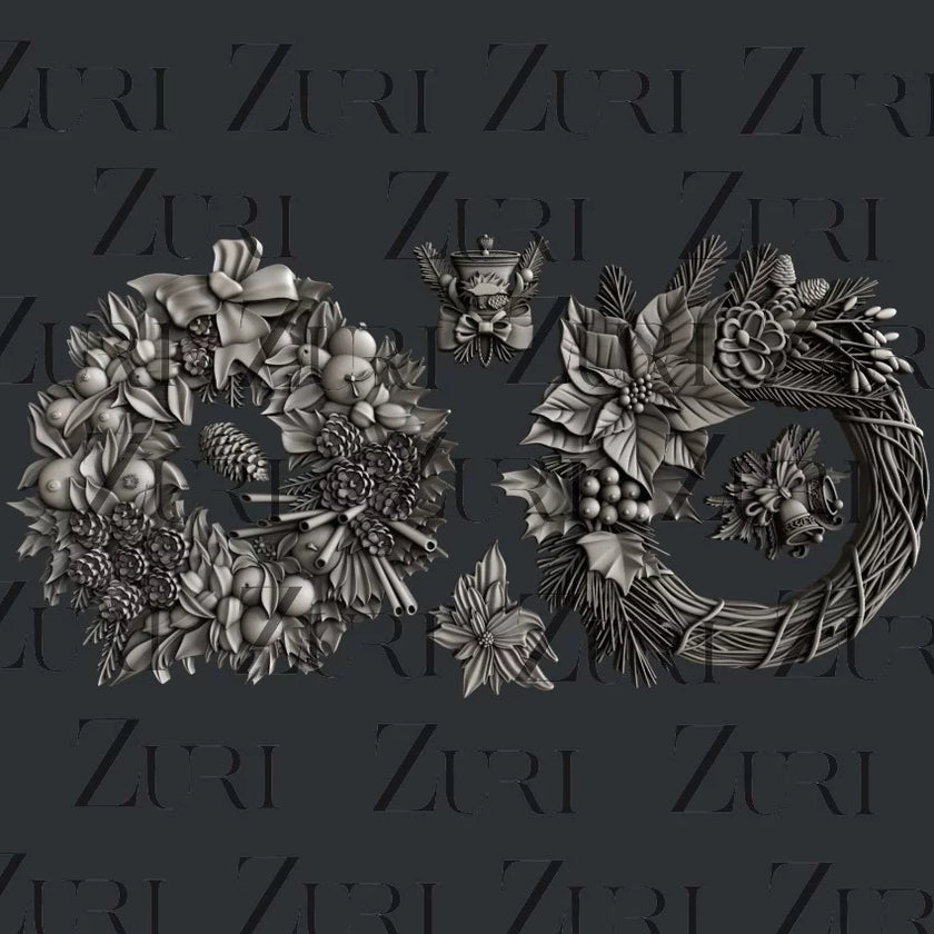 Zuri Designs Christmas Wreaths
