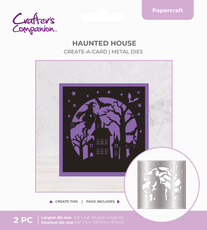 Crafter's Companion Create a Card Die Set Haunted House