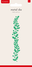 Crafter’s Companion Metal Die - Holly and Ivy