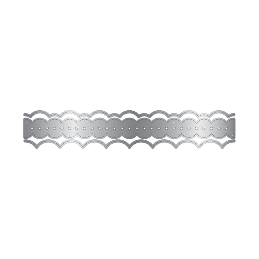 Crafters Companion Metal Die Edgeable - Scalloped Edge