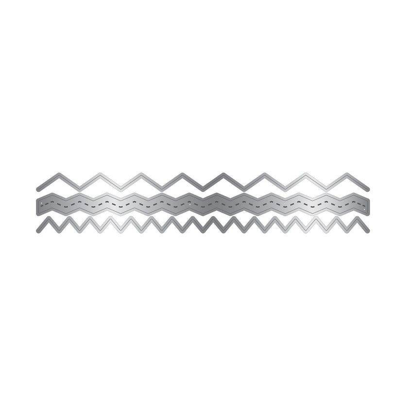Crafters Companion Metal Die Edgeable - Zig Zag