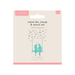 Crafters Companion Metal Die, Stamp & Stencil Set - Swing into Happiness