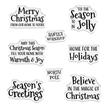 Crafters Companion Stamp & Die - Christmas Cabin