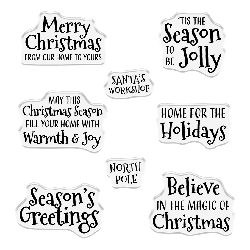 Crafters Companion Stamp & Die - Christmas Cabin