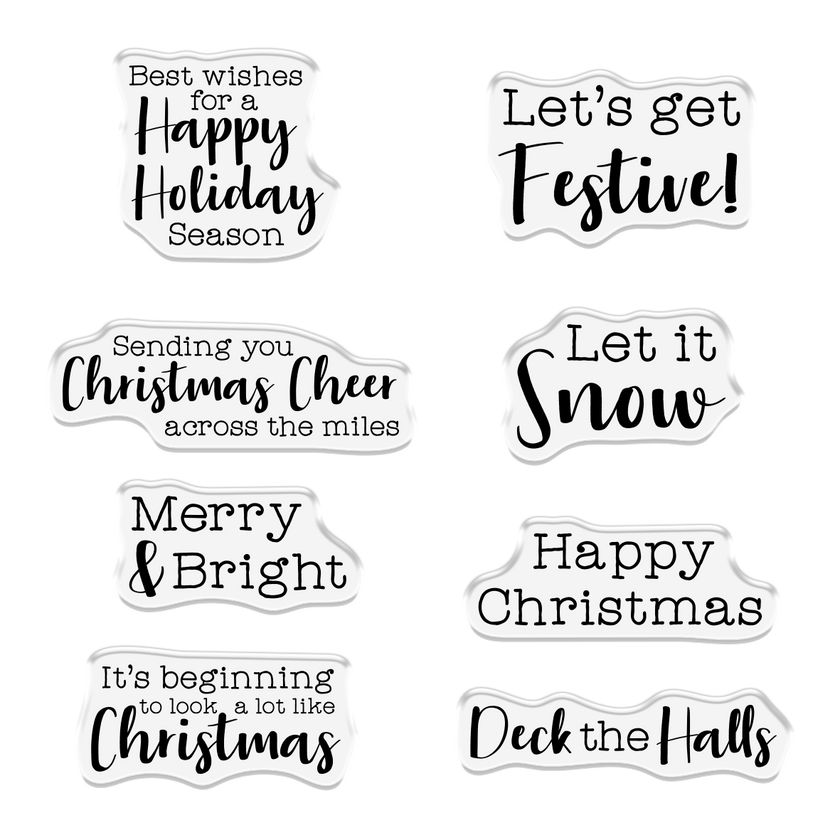 Crafters Companion Stamp & Die - Festive Camper