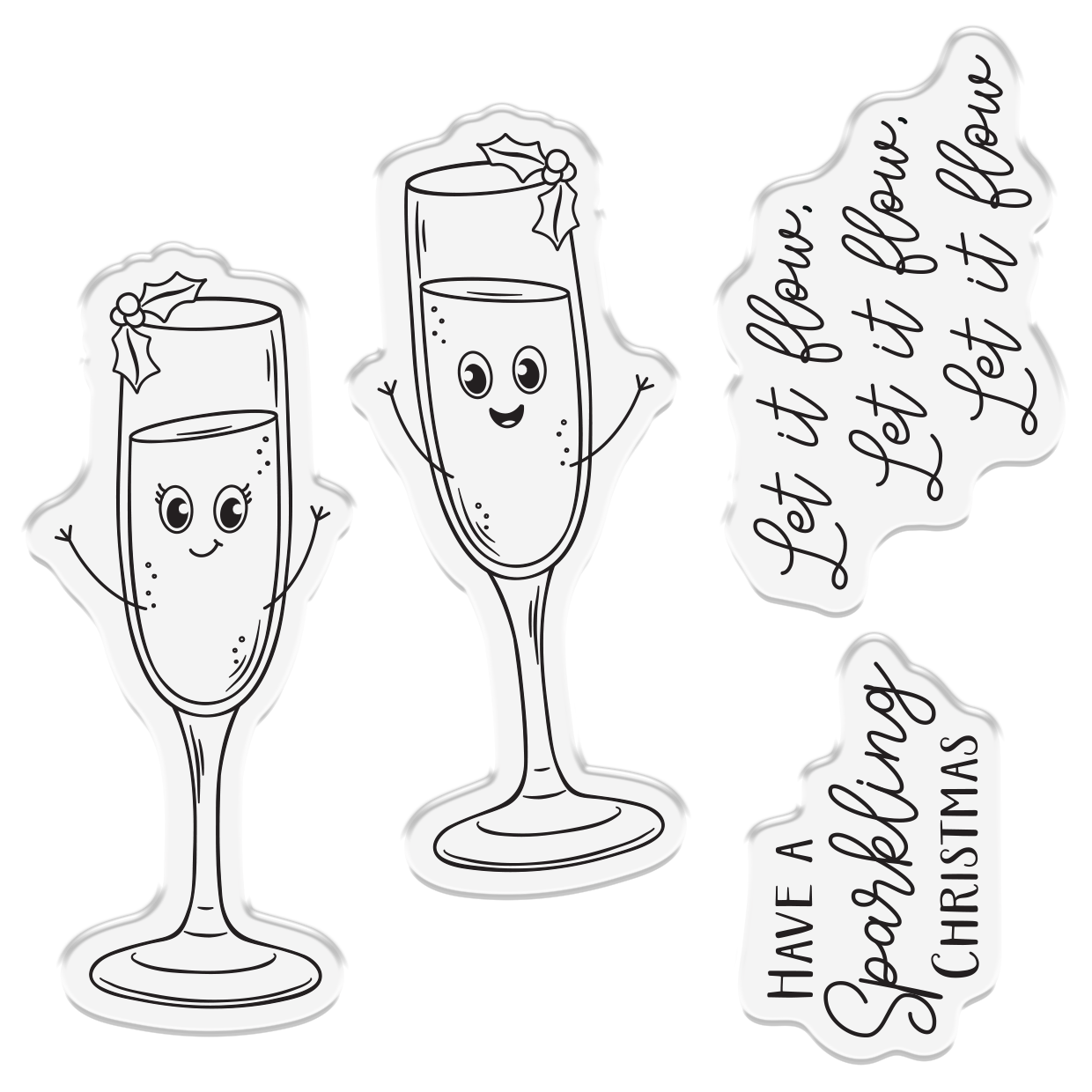 Crafter’s Companion Photopolymer Stamp - Have a Sparkling Christmas 