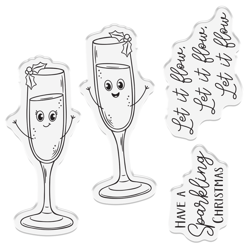 Crafter’s Companion Photopolymer Stamp - Have a Sparkling Christmas 