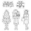 Crafter’s Companion Photopolymer Stamp - ‘Tis the Season to be Shopping