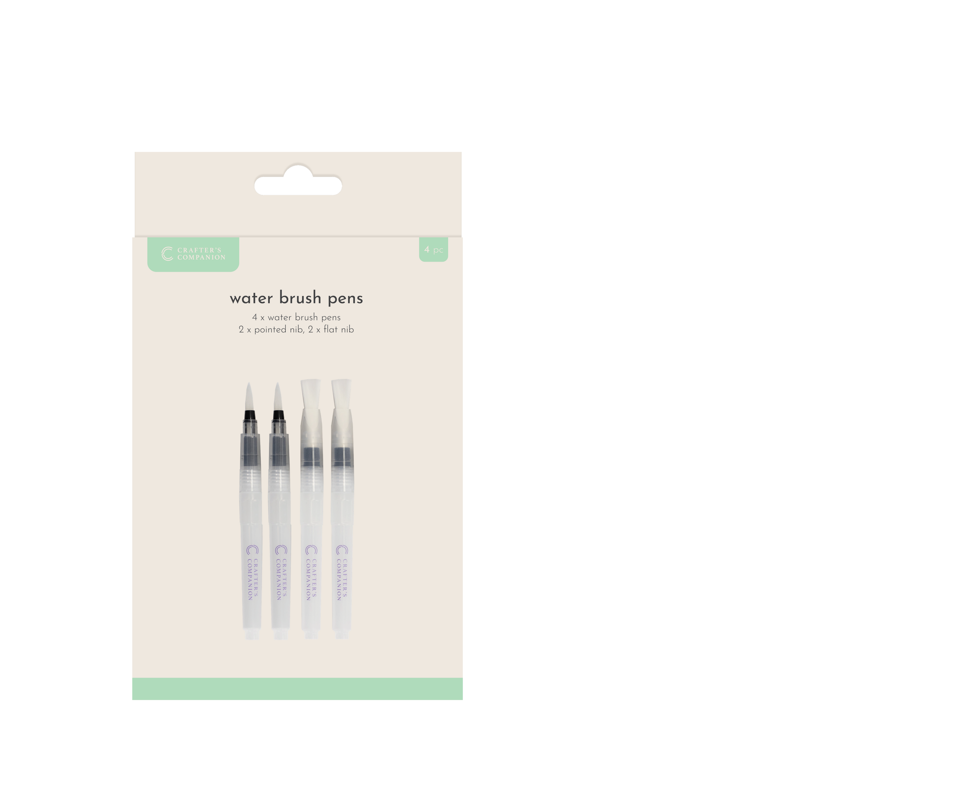 Crafter’s Companion Tool - Water Brush Pens 4 Pack 