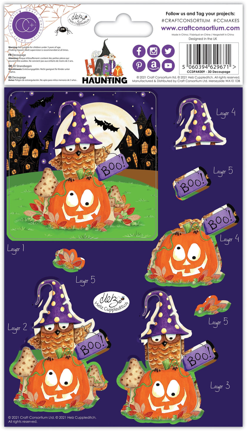 Happy Haunting - 3D Decoupage