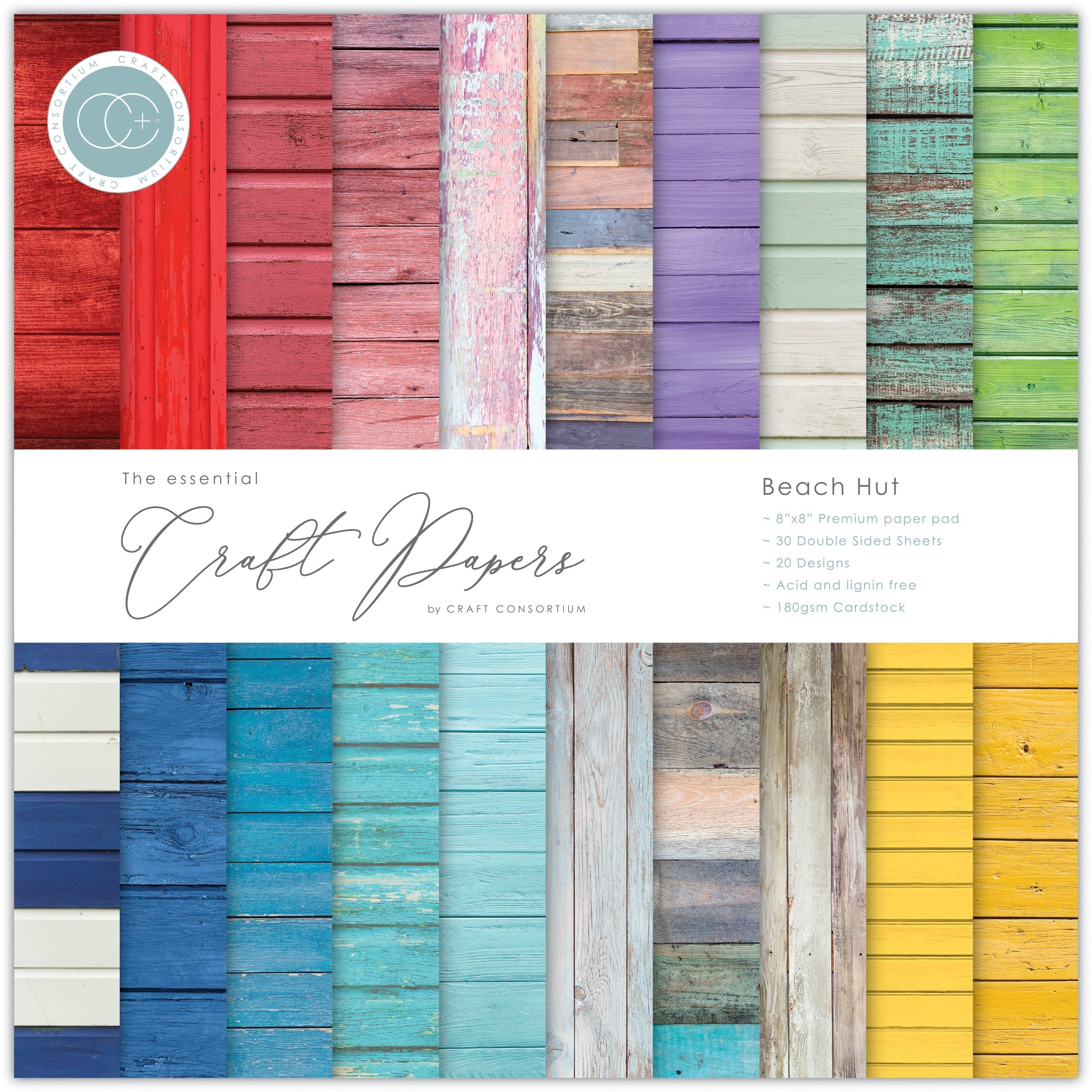 Craft Consortium - Beach Hut - 8x8
