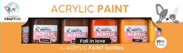 CCL Acrylic Paint Fall In Love Essentials 6 Bottles