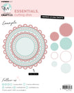 CCL Cutting Die Nested Circles Hearts Essentials 8 Pieces