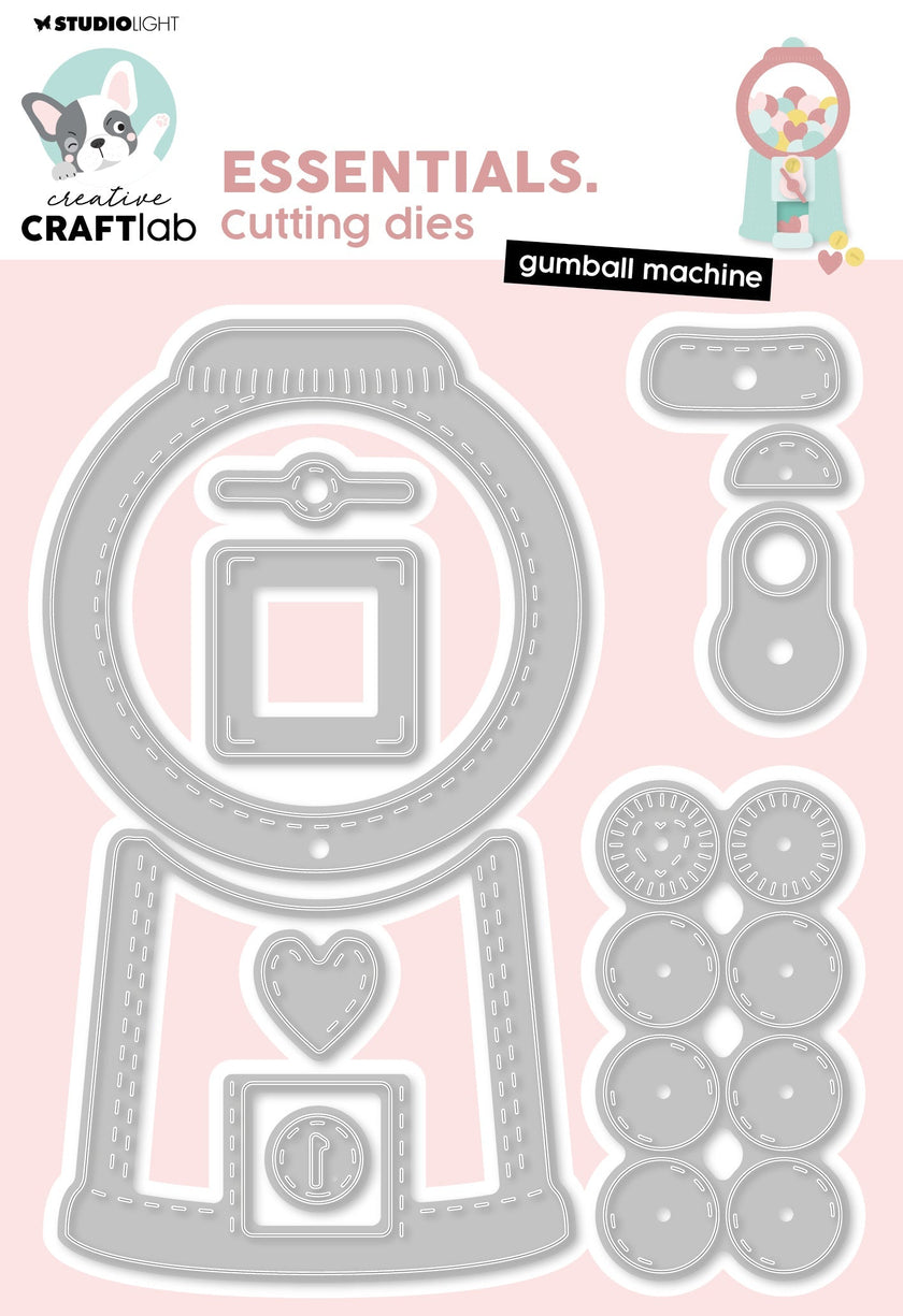CCL Cutting Die Gumball Machine Essentials 17 Pieces