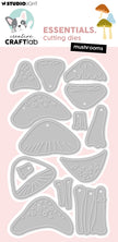 CCL Cutting Die Mushrooms Essentials 14 Pieces