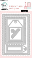 CCL Cutting Die Postcard Essentials 9 Pieces