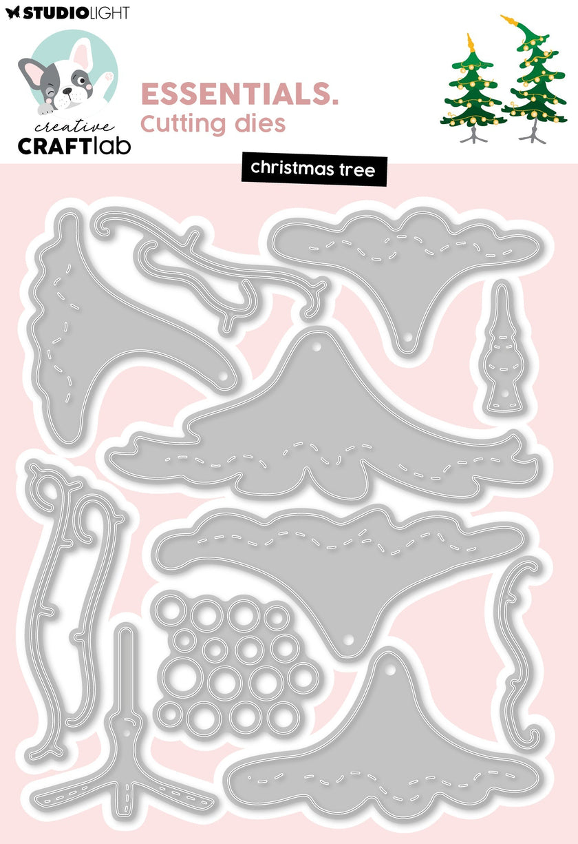 CCL Cutting Die Christmas Tree Essentials 13 Pieces