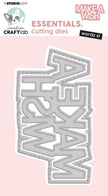 CCL Cutting Die Make A Wish Essentials Wordz XL 79x138x1mm 2 PC nr.470