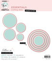 CCL Cutting Die Nested Circles Essentials 142x142x1mm 12 PC nr.744
