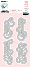 CCL Cutting Die Wordz Super Essentials 8 PC