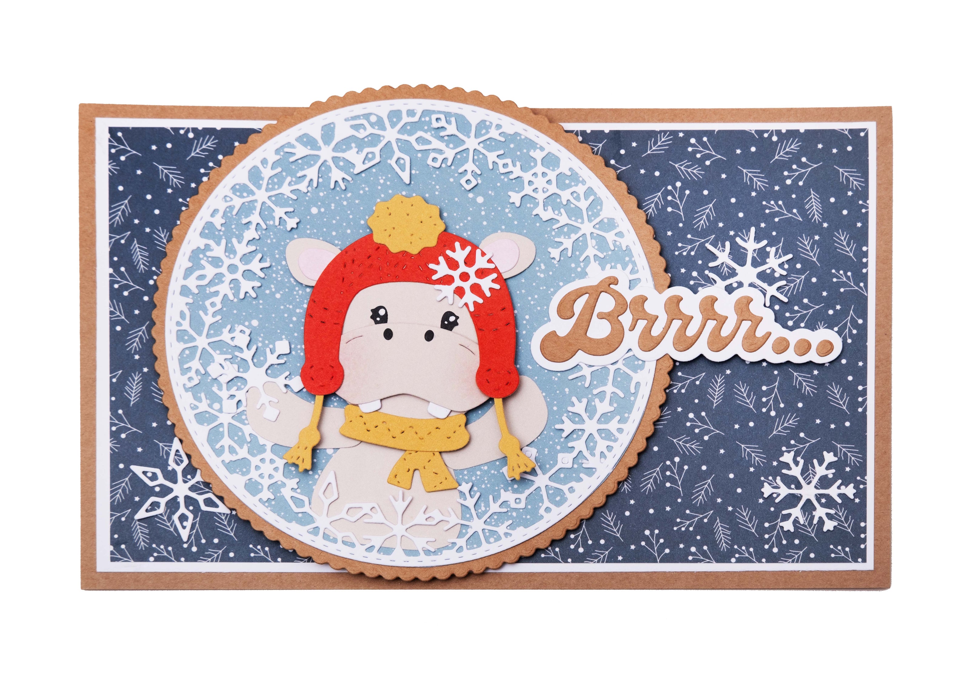 CCL Designer Paper Pad Hello Winter Friendz 210x148x9mm 24 Sheets