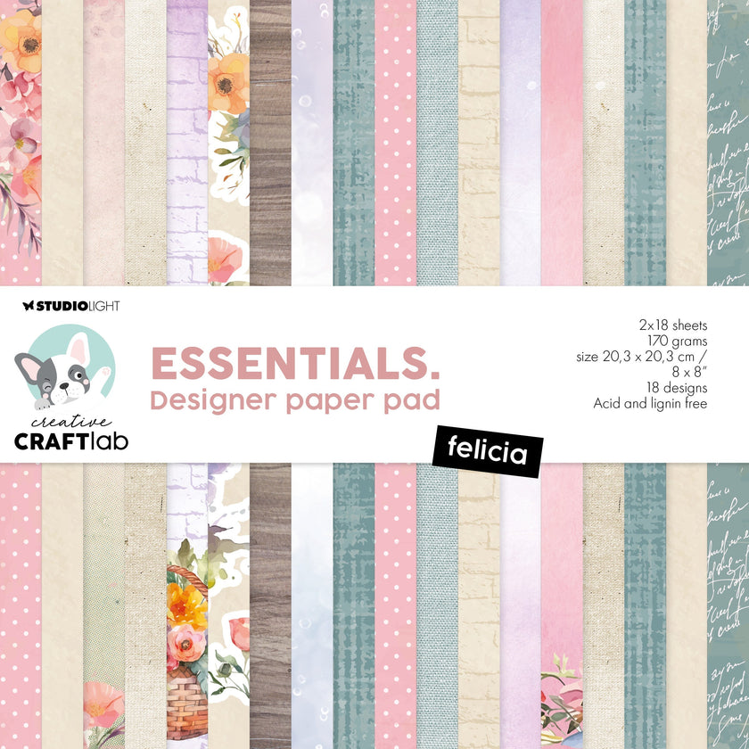 CCL Designer Paper Pad Felicia Essentials 36 SH