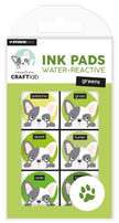 CCL Ink Pads Water-Reactive Greens Essentials 120x70x16mm 6 PC nr.22