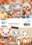CCL Collage Ephemera Fall In Love Essentials 18 Pieces