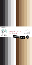 CCL Paper Pad Brown & Grey 250gsm Essentials 24 SH
