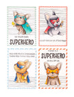 CCL Clear Stamp Superhero Buddy Friendz 195x133x3mm 22 PC nr.468