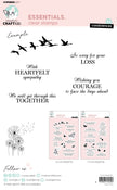CCL Clear Stamp Condolences Essentials 15 PC